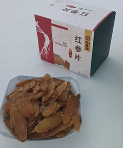 <dt>药品名称</dt><dd>红参片</dd>